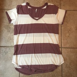 Z supply v neck tee large